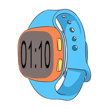 01-10 in digital watch