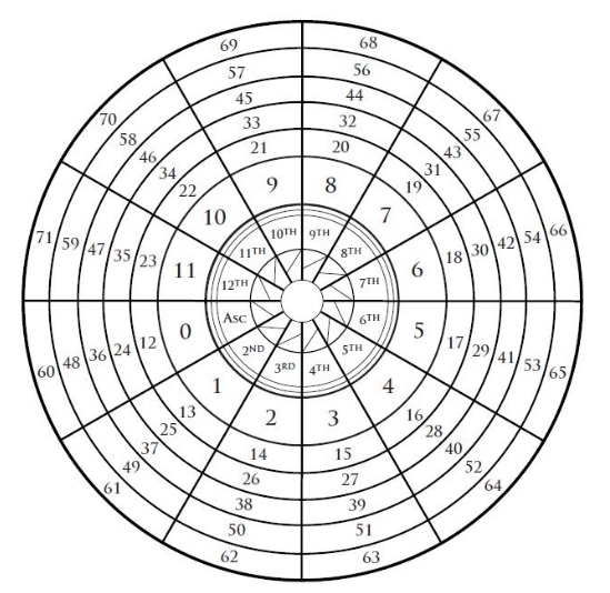 Annual Profections natal chart